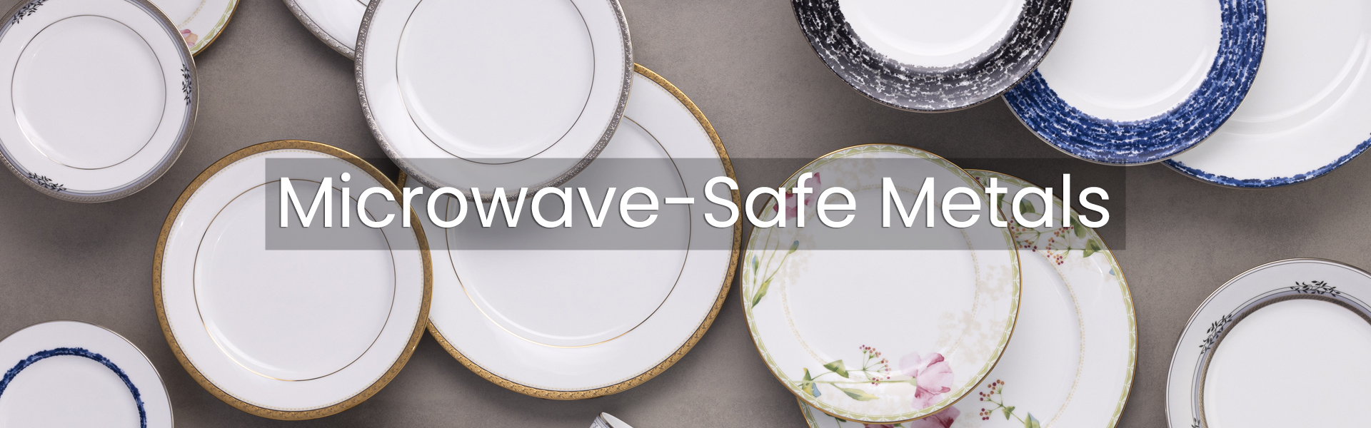Microwave-Safe Gold & Platinum