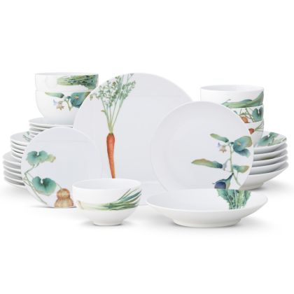 30-Piece Dinnerware Set, Service for 6