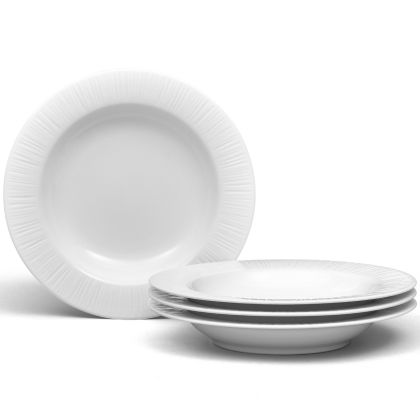 Rim Soup Bowls, 9", 12 oz., Set of 4