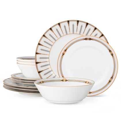 12-Piece Set, Service for 4
