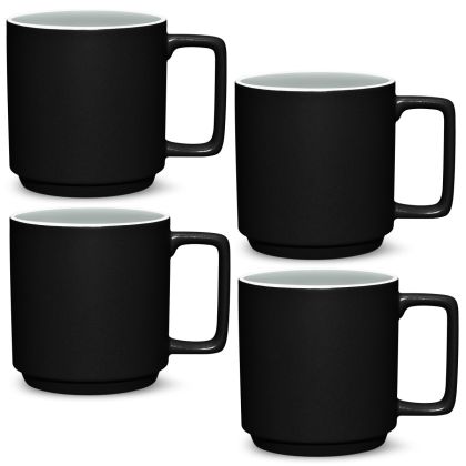 Mug, 16 oz., Stax, Set of 4