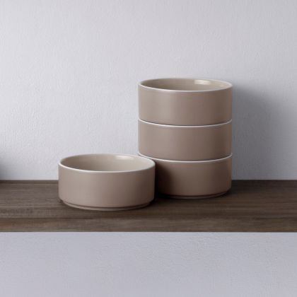 Bowl, Stax Soup/Cereal, 6", 20 oz, Set of 4