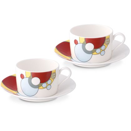 Cup & Saucer, Set of 2