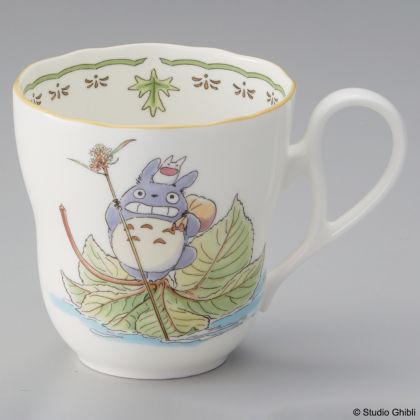 Scalloped Mug, 13 oz., Leaf Boat