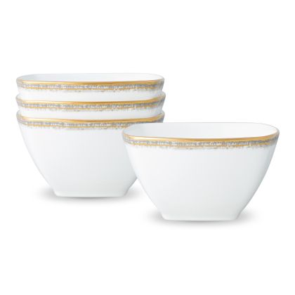 Bowl, Small Square, 4 1/4", 10 oz., Set of 4