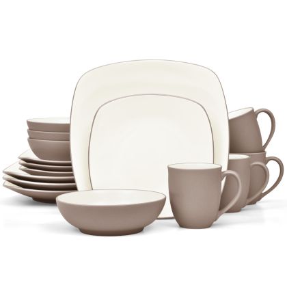 16-Piece Set - Square, Service for 4