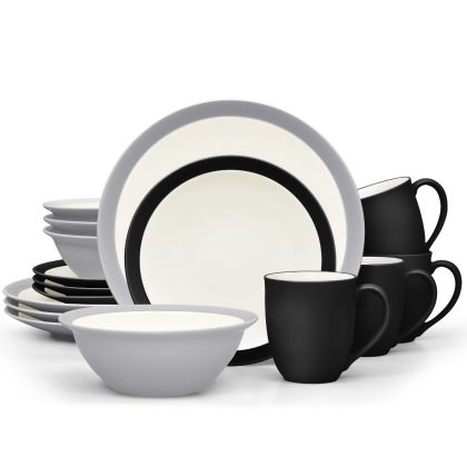 16-Piece Set - Curve, Slate + Graphite