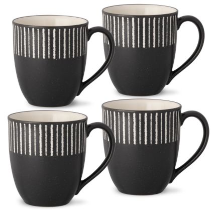 Stripe Mug, 13 oz., Set of 4