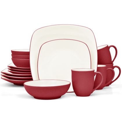 16-Piece Set - Square, Service for 4