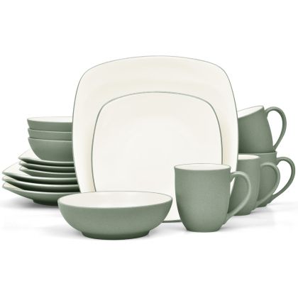 16-Piece Set - Square, Service for 4