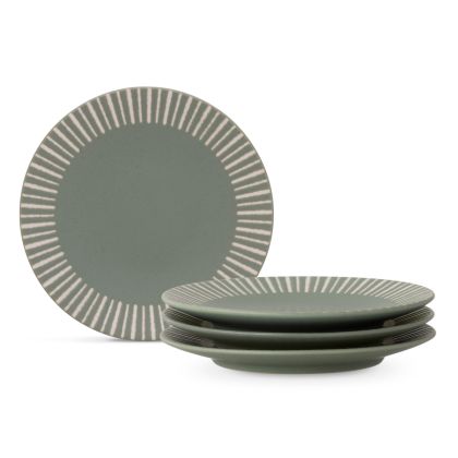 Stripe Mini Plate, 6 1/4", Set of 4