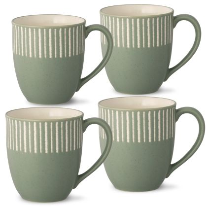 Stripe Mug, 13 oz., Set of 4