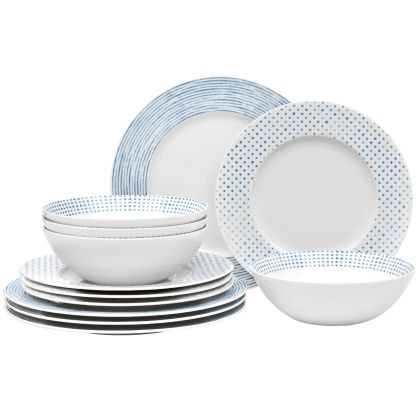 12-Piece Set, Rim, Service for 4