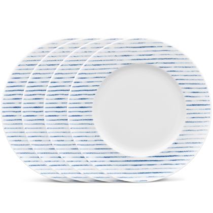 Rim Stripe Salad Plate, 9 1/2", Set of 4