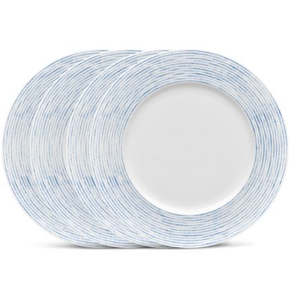 Rim Stripe Dinner Plate, 11", Set of 4