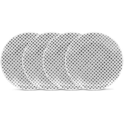 Coupe Appetizer Plate, 6 1/2", Set of 4