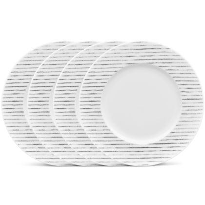 Rim Stripe Salad Plate, 9 1/2", set of 4