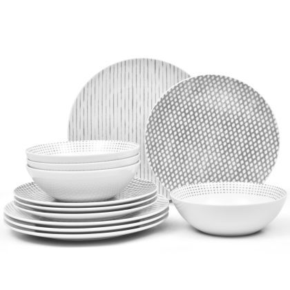 12-Piece Set, Coupe, Service for 4