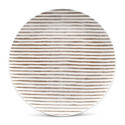 Coupe Stripe Salad Plate, 9 1/2"