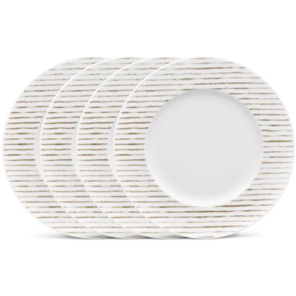 Rim Stripe Salad Plate, 9 1/2", Set of 4