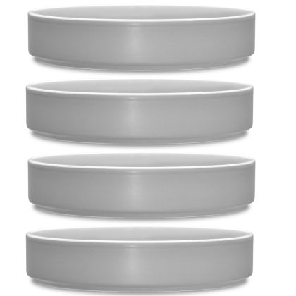 Deep Plate, 7 1/2", Stax, Set of 4