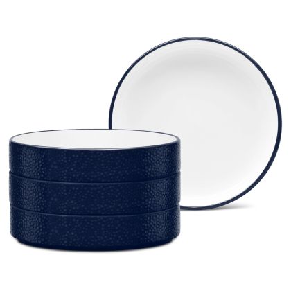 Deep Plate, 7 1/2", Stax, Set of 4