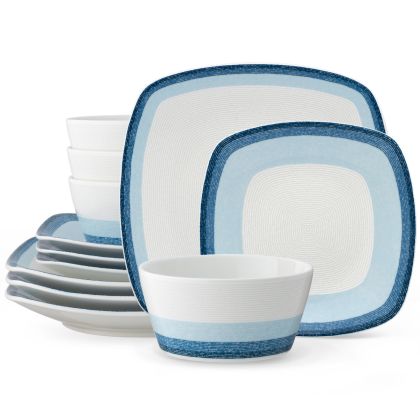 12-Piece Square Set, Service for 4
