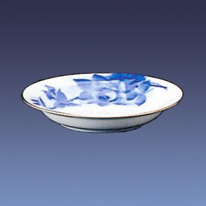 Blue Rose Fruit Saucer, 5 1/2"