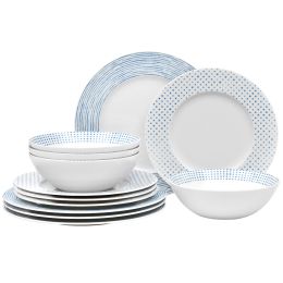 12-Piece Set, Rim, Service for 4