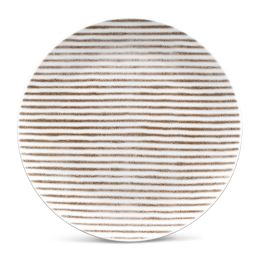 Coupe Stripe Salad Plate, 9 1/2"